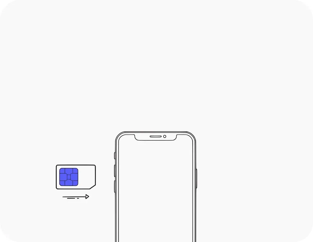 Insert eSIM-Home Card